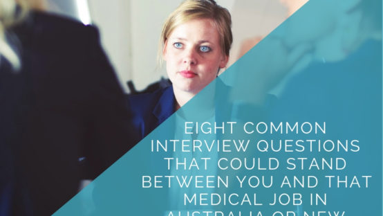 blog title Eight Common Interview Questions lady during the interview